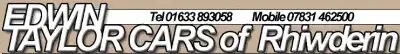 Edwin Taylor Cars