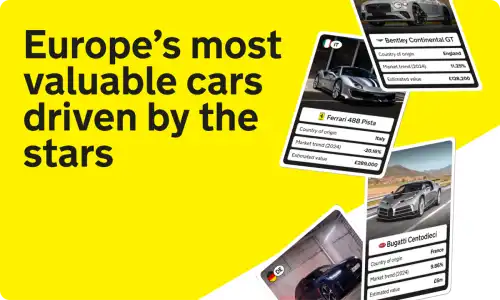Europe’s football stars all drive supercars – find out their values on the used car market!