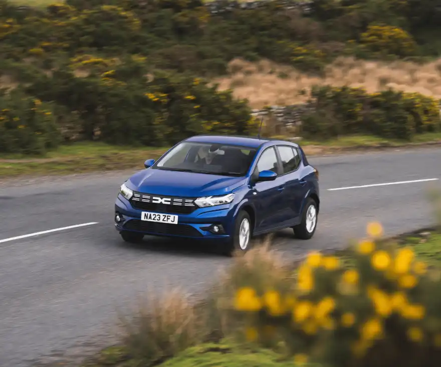 Cheapest small hatchback: Dacia Sandero (£14,715)