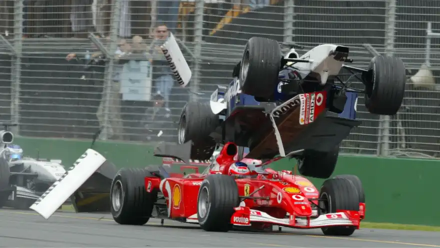 Ralf Schumacher's 2002 Airborne Launch