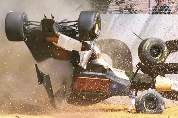 Martin Brundle's 1996 Split Chassis