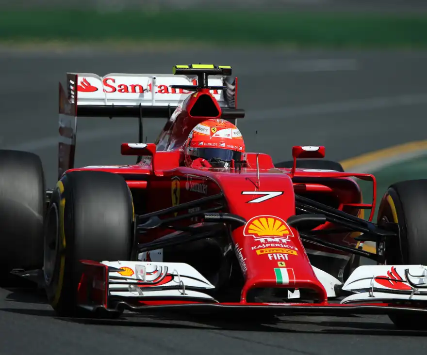Kimi Raikkonen's 2014 Pit Lane Scuff