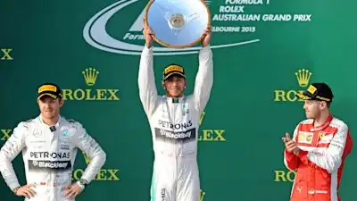 Lewis Hamilton's podium consistency at Albert Park
