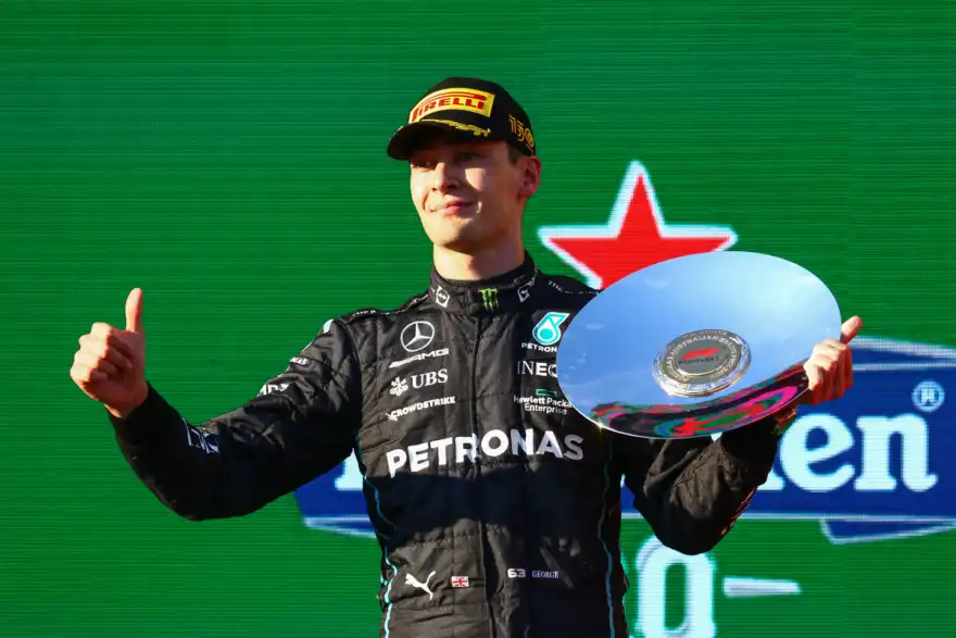 George Russell's 2022 podium breakthrough
