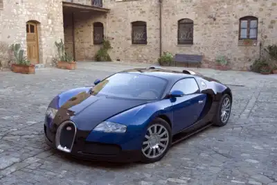 Cheryl Cole and a Bugatti