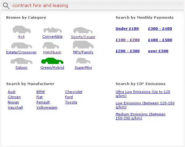 Fantastic New Contract Hire and Car Leasing deals