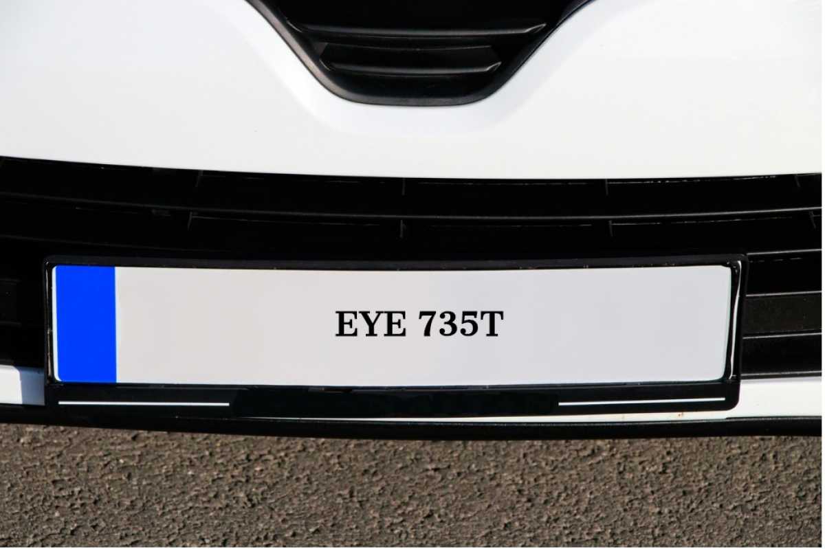Prove Your Sight Meets Driving Standards via Number Plate Test