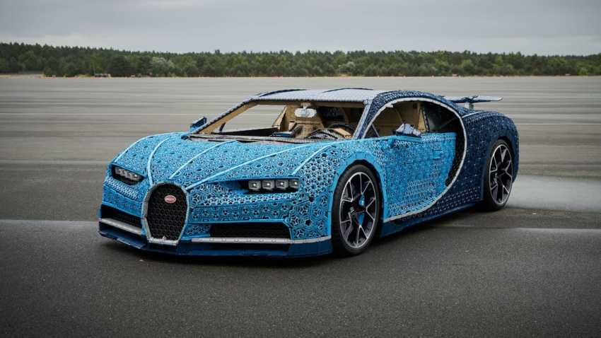 Feast Your Eyes on the Full-Size Drivable Bugatti Chiron Made of LEGO