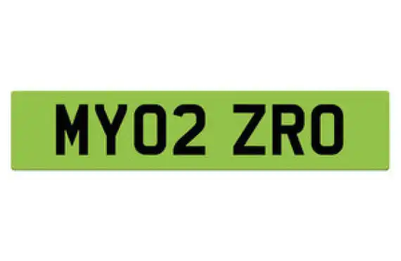 Green Number Plates for Eco-Friendly Vehicles Image 0