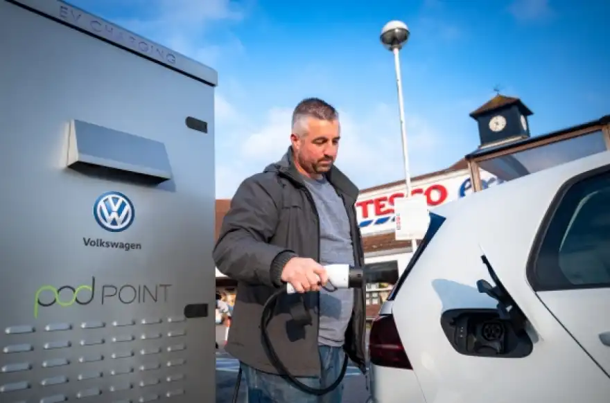 Volkswagen & Tesco to Build Vast Network of Electric Car Chargers