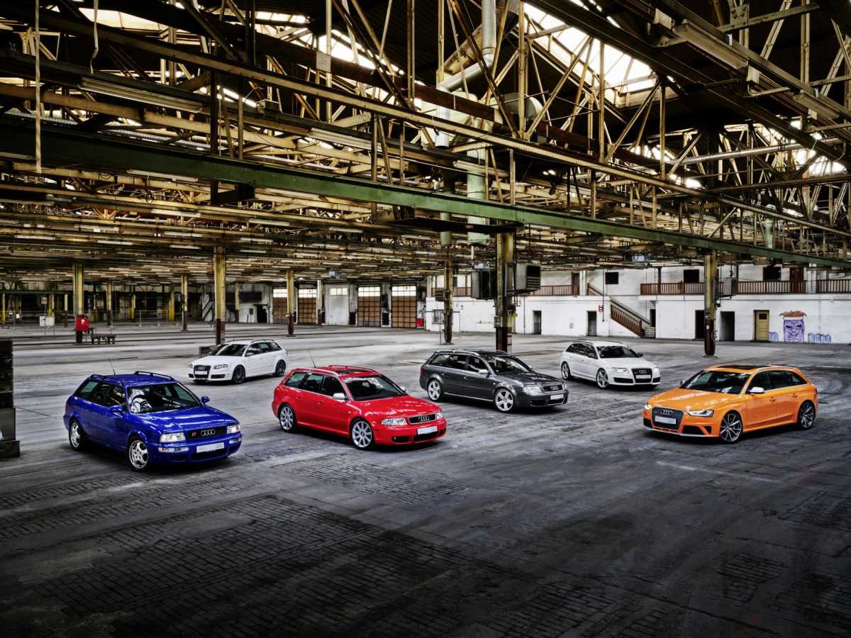 Audi Sport Celebrates 25 Years of their RS Models