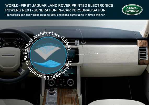 Jaguar Land Rover Experiment With Printed Electronics Image 3