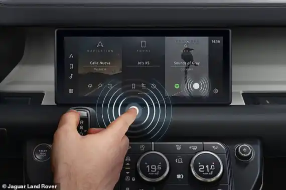 Don’t Touch: Jaguar Reveals A Contactless Touchscreen To Tackle Covid-19 Image