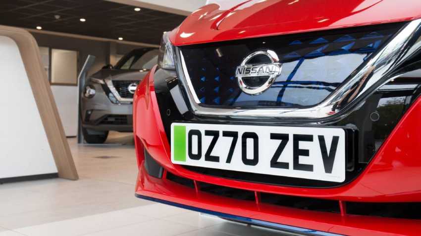 New Green Number Plates For Zero Emission Electric Cars