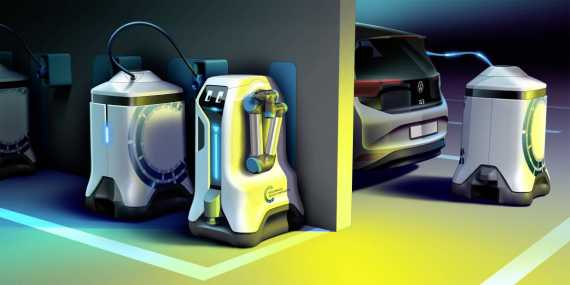 New Robot Finds Your Electric Car And Charges It Image