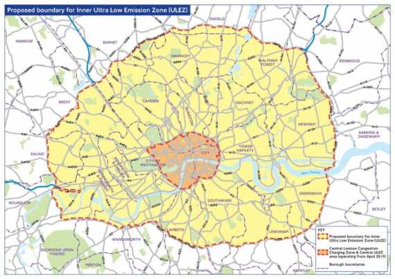 London's Ultra Low Emission Zone is Expanding