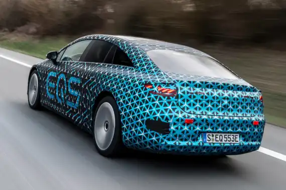 Mercedes-Benz EQS spy shots: Exterior teased Image
