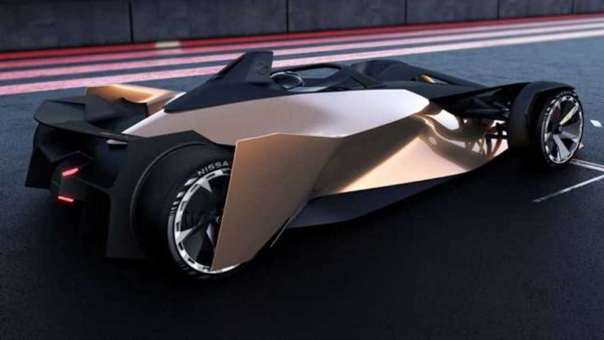 Nissan’s 394PS, single seat, electric race car concept