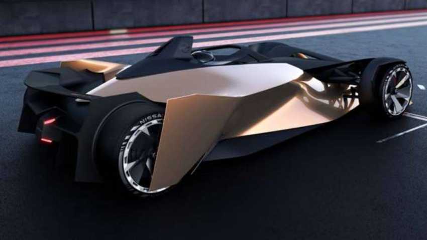Nissan’s 394PS, single seat, electric race car concept