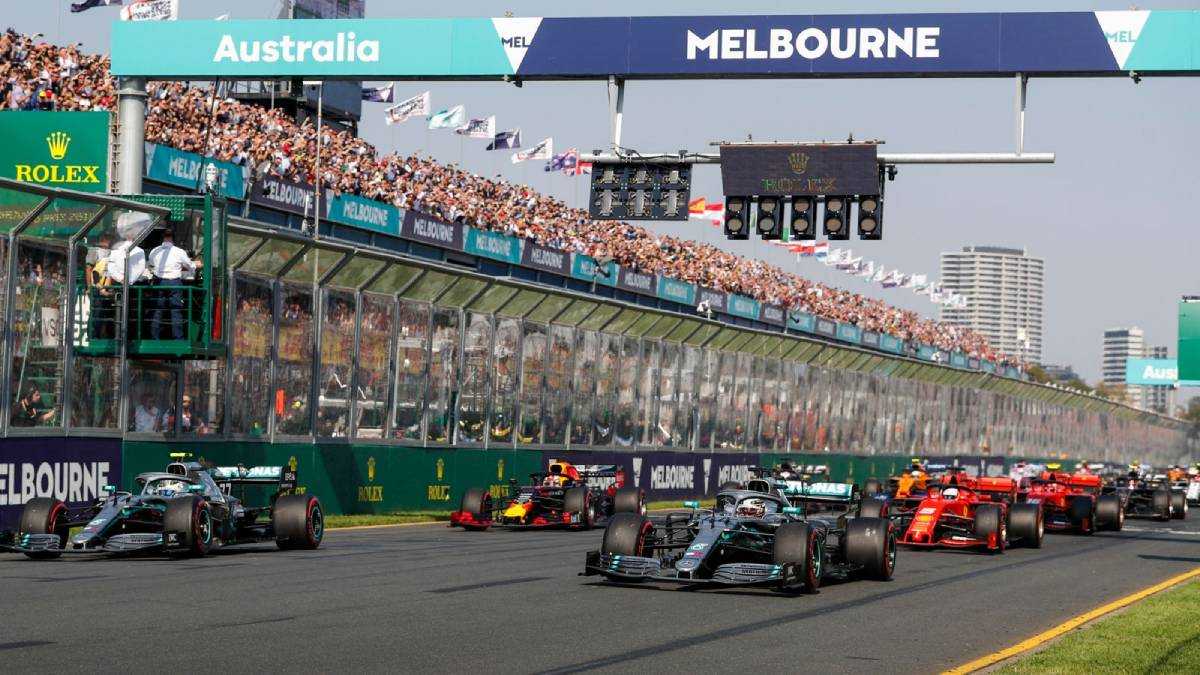 F1 heads down under