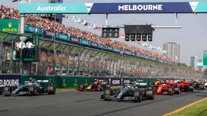F1 heads down under