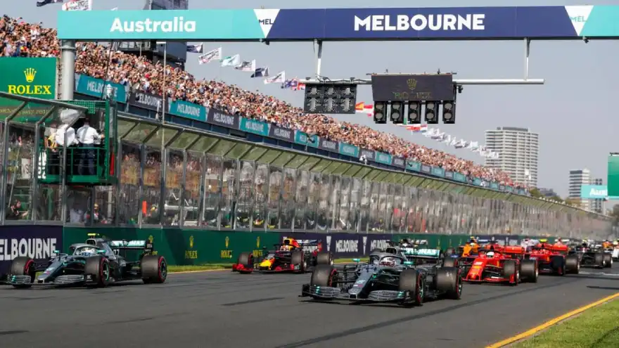 F1 heads down under