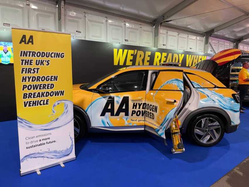 AA launches its first hydrogen fuelled recovery vehicle