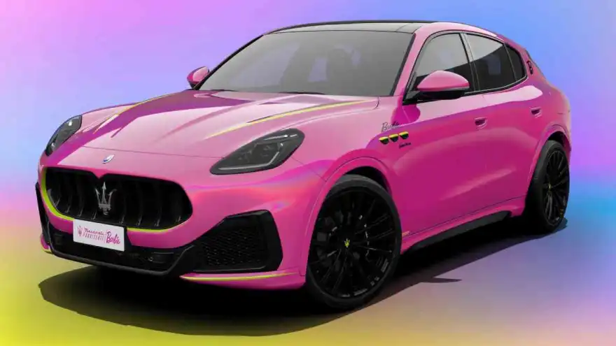 Maserati teams up with Barbie to launch dazzling pink SUV