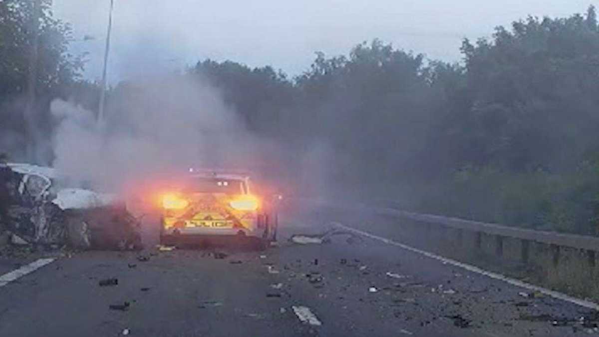 Police release footage of horror smash after pursuit leaves driver in coma and with suspended sentence