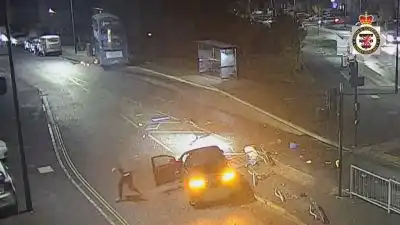Reckless driver jailed after causing bus to destroy a house