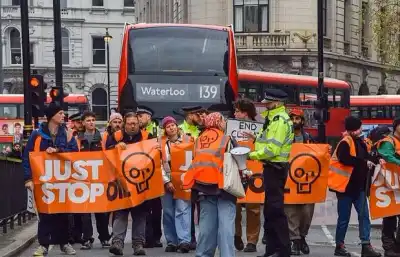 Police finally confront Just Stop Oil as protests cause havoc - with one motorist taking their own action