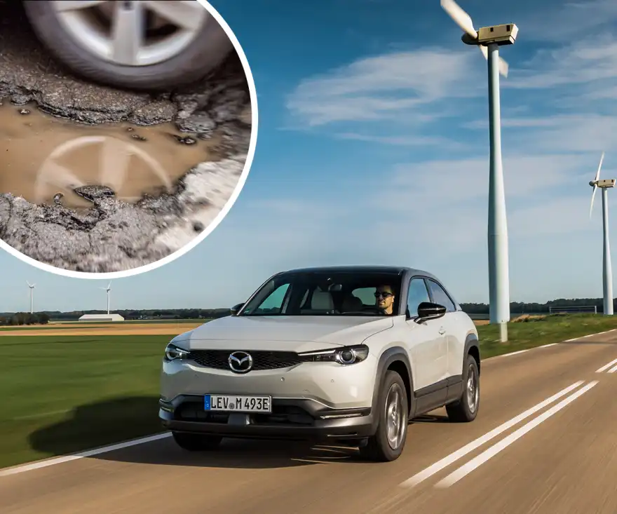 Research claims electric cars are putting extra stress on road surfaces - but is it really fair to blame them for the state of our roads?