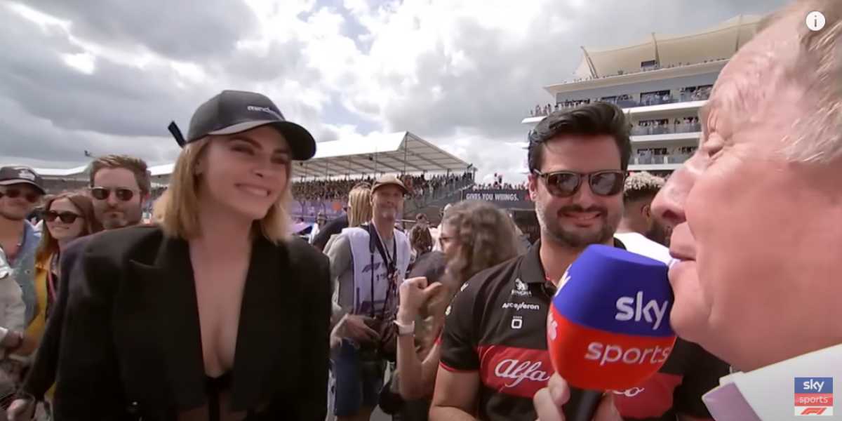 Brundle’s Gridwalk causes a little Cara controversy