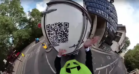 Jeremy Vine causes another social media storm after a van reverses into his bike. What do you make of this one?