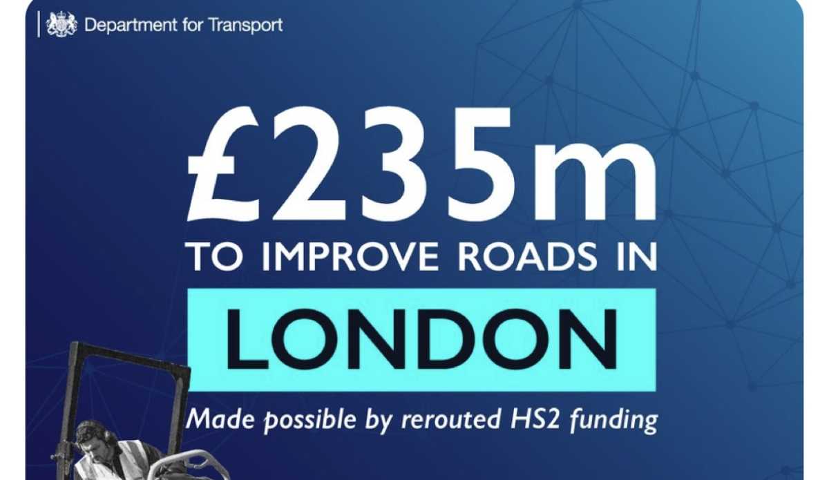 Tone-deaf Government battered for spending £250m of funds for Northern Powerhouse on London’s roads