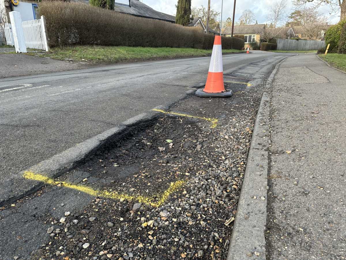 Pothole insurance claims skyrocket by 40% in 2023, setting record high