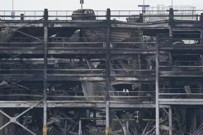 Luton Airport Fire: Demolition of car park begins