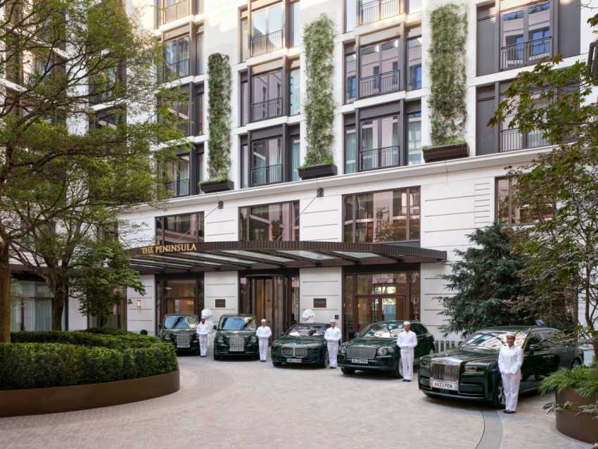The London hotel with a multimillion-pound fleet of cars