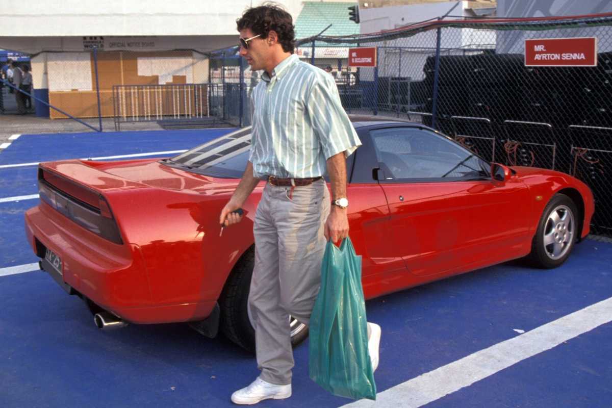 Ayrton Senna's legendary Honda NSX hits the market for £500,000