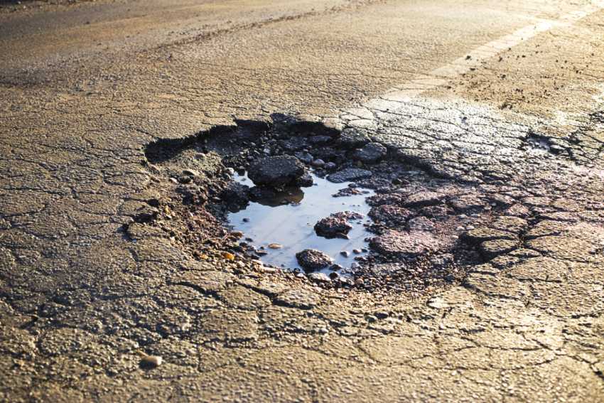 Labour pledges to fix one million potholes every year if elected