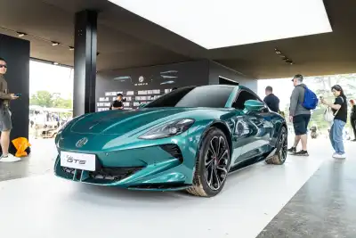 MG reveals Cyber GTS concept as the electric successor to the MGB GT
