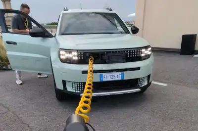 Fiat's new Grande Panda to feature built-in retractable charging cable