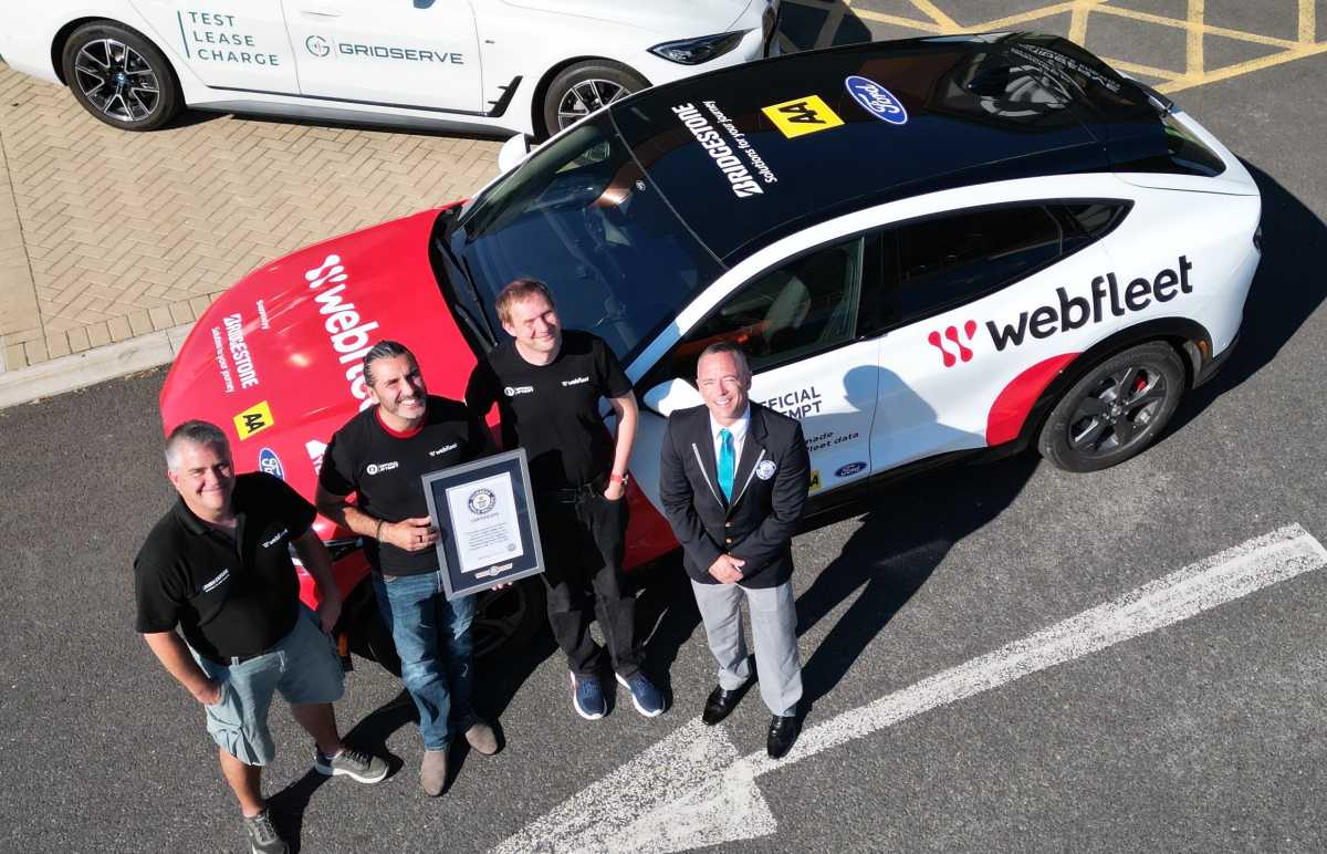 Ford Mustang Mach-E sets new world record for longest EV drive on a single charge