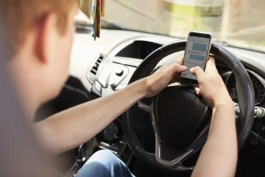 Young drivers are breaking phone laws behind the wheel at record rates