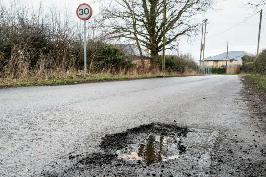 The UK’s worst pothole hotspots have been revealed – Is your area on the list?