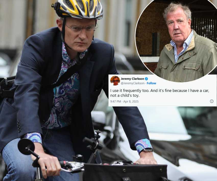 Jeremy Clarkson fires back at Jeremy Vine in brutal drivers vs cyclists feud