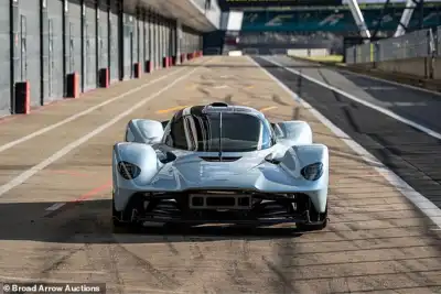 Daniel Ricciardo’s rare Aston Martin Valkyrie could fetch £2.4m at auction