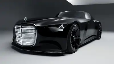 Mercedes doubles down on oversized grilles with bold new Vision Iconic concept