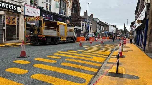 Residents say new ‘giant Wotsit’ road markings are causing chaos in Birkenhead