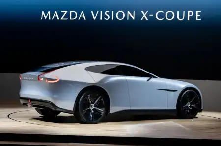 Mazda’s 503bhp Vision X-Coupé previews carbon-negative rotary hybrid future